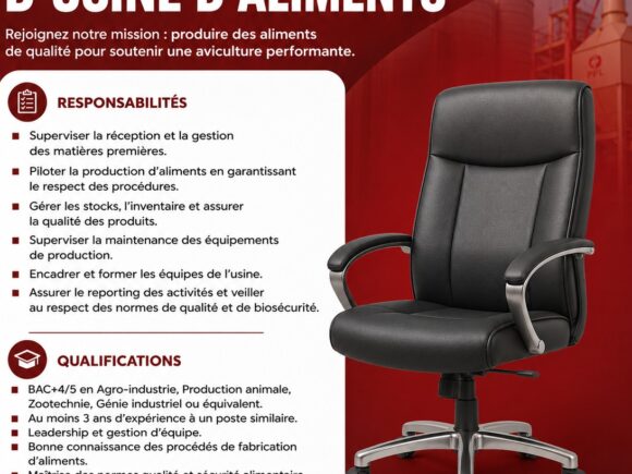 RESPONSABLE D’USINE D’ALIMENTS
